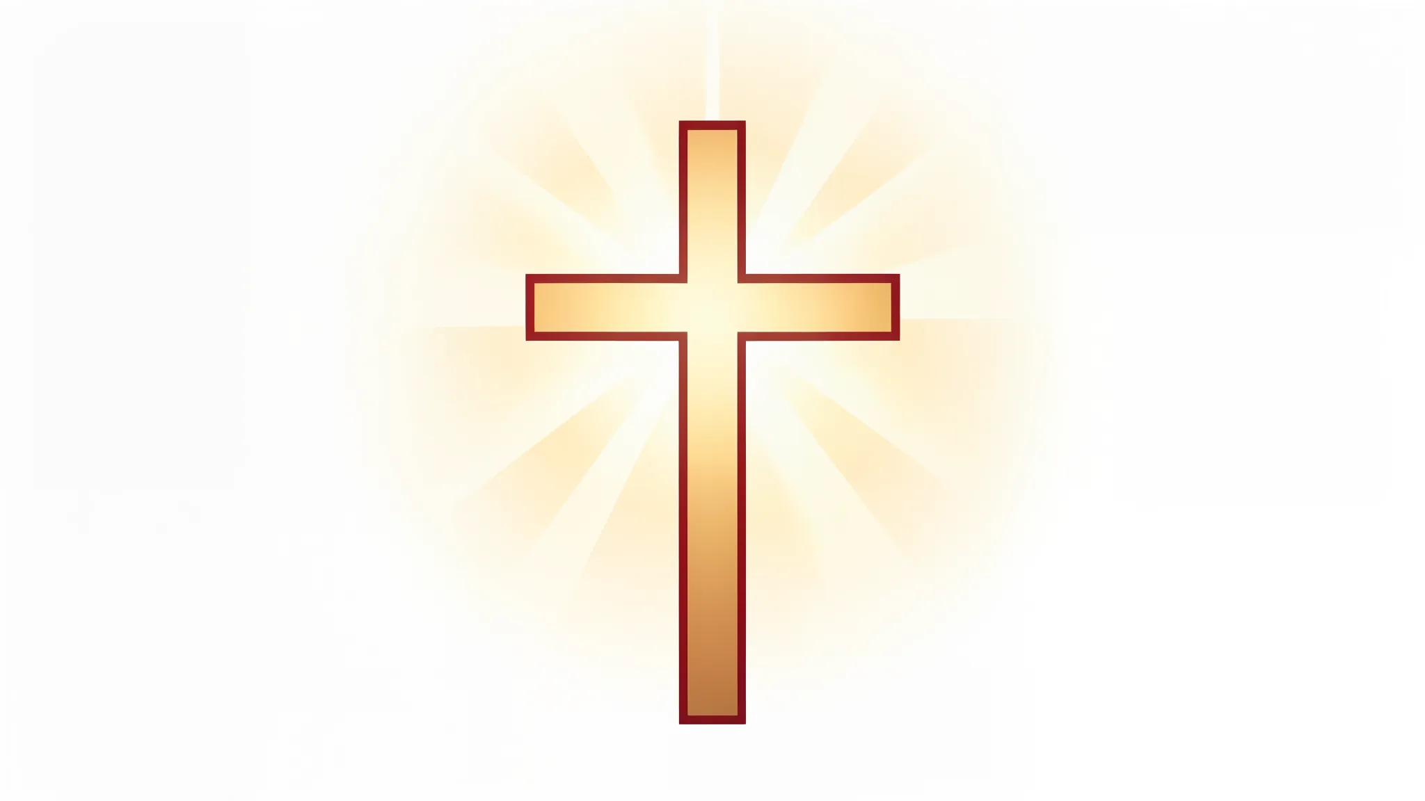 A cross in morning light